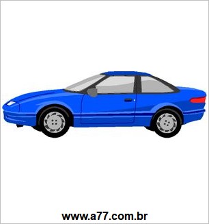 Carro Esportivo Cor Azul