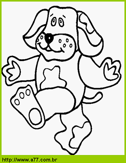 Cachorro Para Colorir