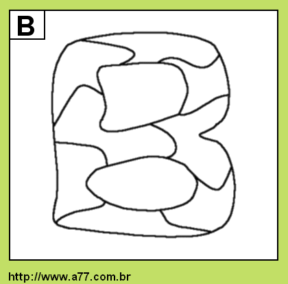 Letra B Para Colorir