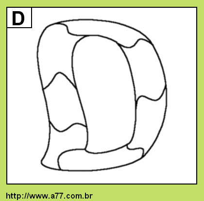 Letra D Para Colorir