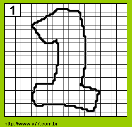 Número 1 Para Colorir