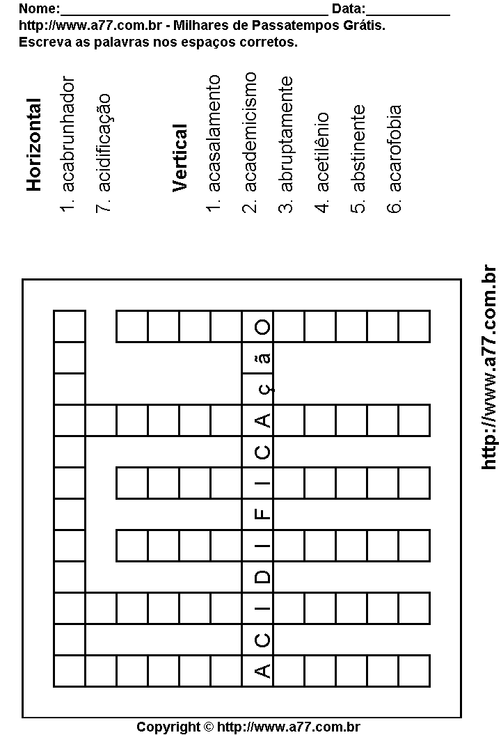 Jogo Com Letras e Palavras Para Imprimir: Palavras Com a Letra i -  Atividades Escolares Grátis, P…