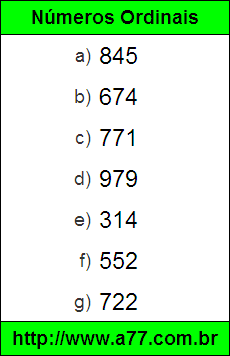 Exercícios de Converter Números por Extenso em Numeral