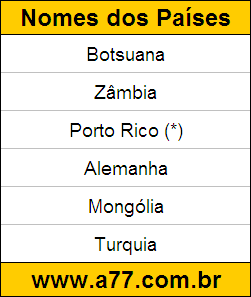 Passatempo Educativo de Geografia para Resolver On-Line