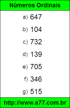 Escrever em Numeral os Números por Extenso