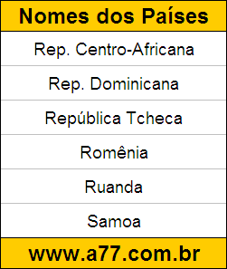Passatempo Educativo de Geografia para Resolver On-Line
