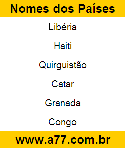 Passatempo Educativo de Geografia para Resolver On-Line