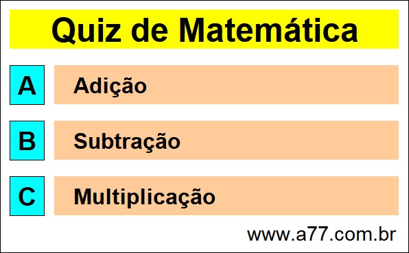 Quiz de Matemática