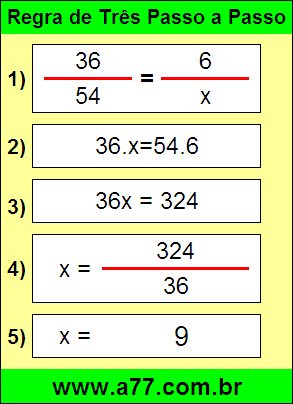 Exercícios Grátis com Regra de 3
