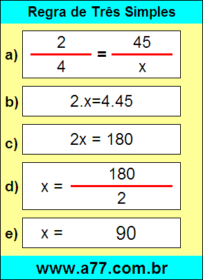 Problema de Matemática Envolvendo Regra de Três