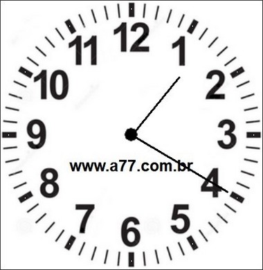 Relógio Marcando 01h20min