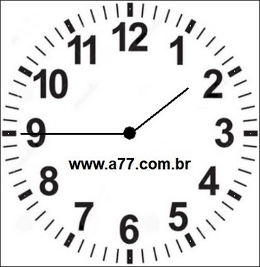 Relógio Marcando 01h45min