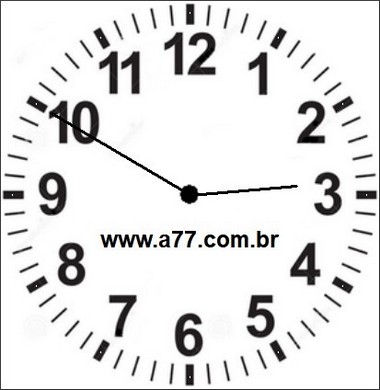 Relógio Marcando 02h50min