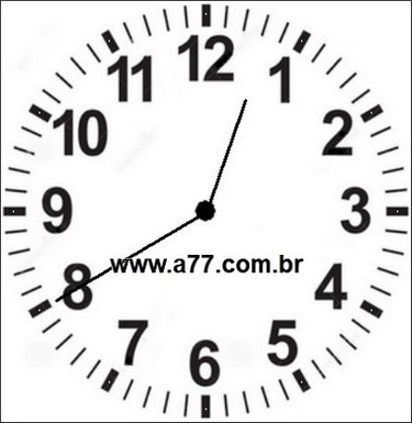 Relógio Marcando 0h40min