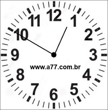 Relógio Marcando 0h50min