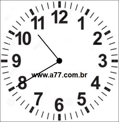 Relógio Marcando 10h40min