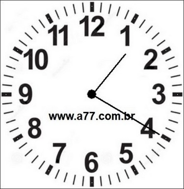 Relógio Marcando 13h20min