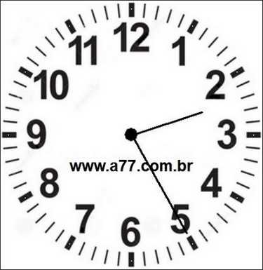 Relógio Marcando 14h25min