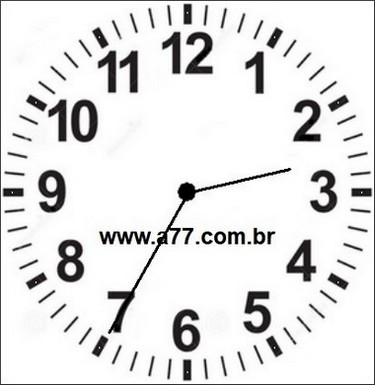 Relógio Marcando 14h35min
