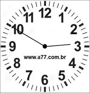 Relógio Marcando 14h50min