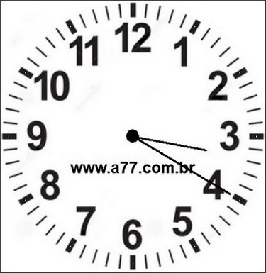 Relógio Marcando 15h20min