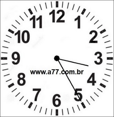 Relógio Marcando 15h25min