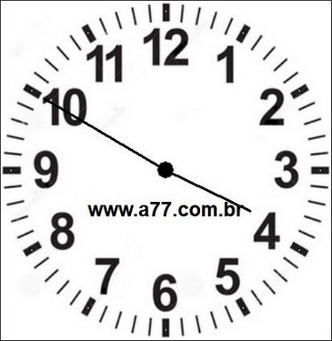 Relógio Marcando 15h50min