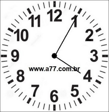 Relógio Marcando 16h05min
