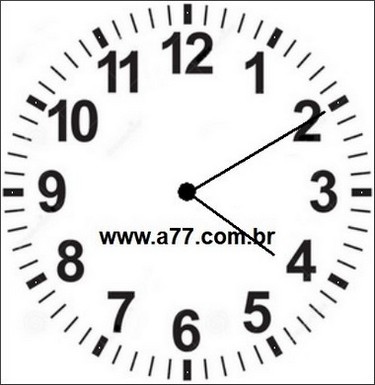 Relógio Marcando 16h10min