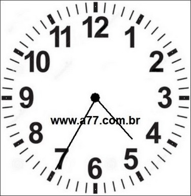 Relógio Marcando 16h35min
