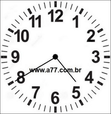 Relógio Marcando 16h40min