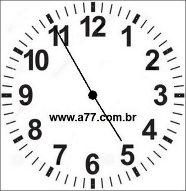 Relógio Marcando 16h55min