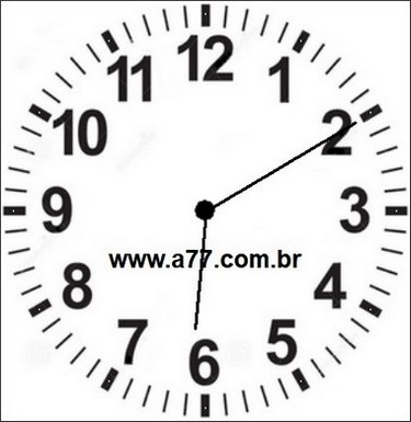 Relógio Marcando 18h10min