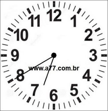 Relógio Marcando 18h40min