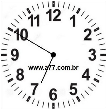 Relógio Marcando 18h50min
