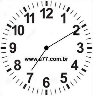 Relógio Marcando 19h10min
