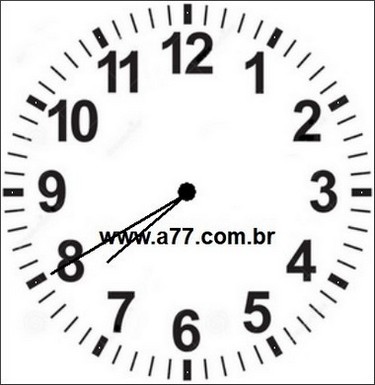 Relógio Marcando 19h40min
