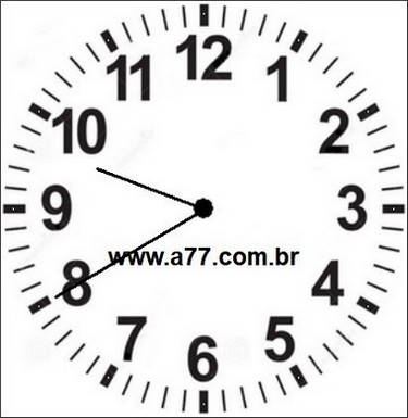 Relógio Marcando 21h40min