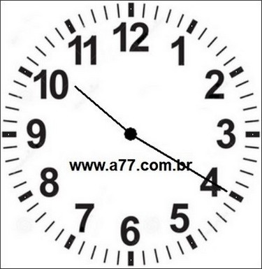 Relógio Marcando 22h20min