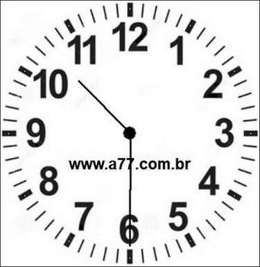 Relógio Marcando 22h30min
