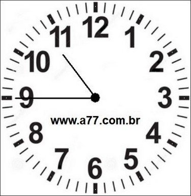 Relógio Marcando 22h45min
