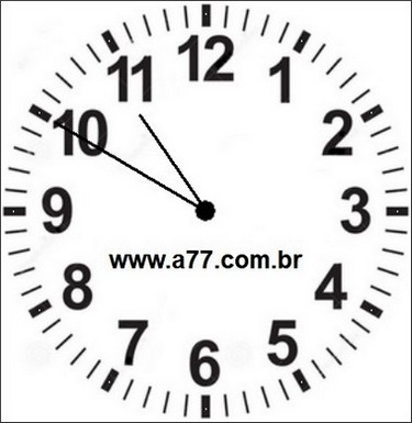 Relógio Marcando 22h50min