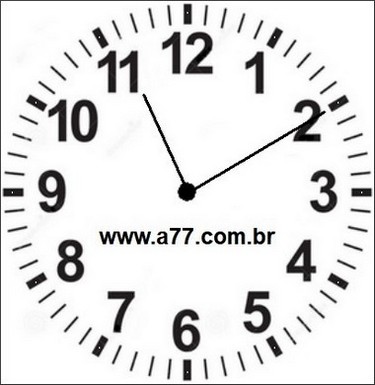 Relógio Marcando 23h10min