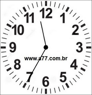 Relógio Marcando 23h35min