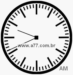 Relógio com Número Arábico Marcando 9h41min