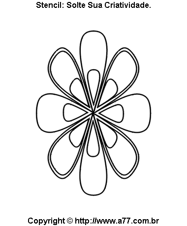 Stencil de Linda Flor