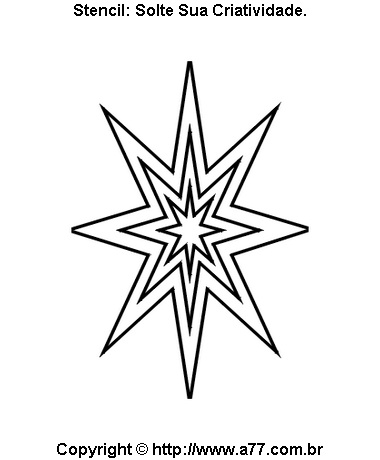 Stencil de Estrela