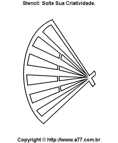 Stencil de Leque