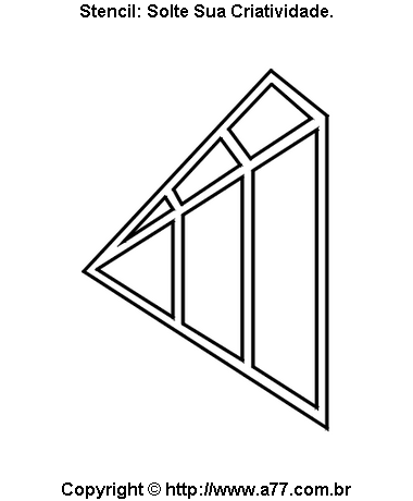 Stencil de Pirâmide