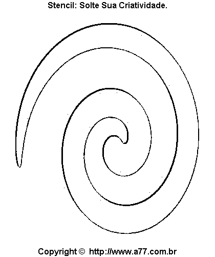 Stencil de Espiral
